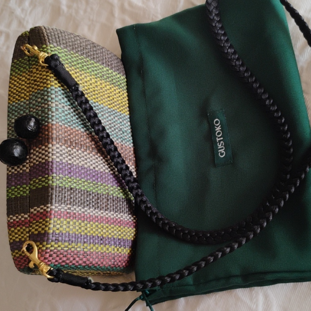 Gustoko Paula Figueras handcrafted  Clutch Purse